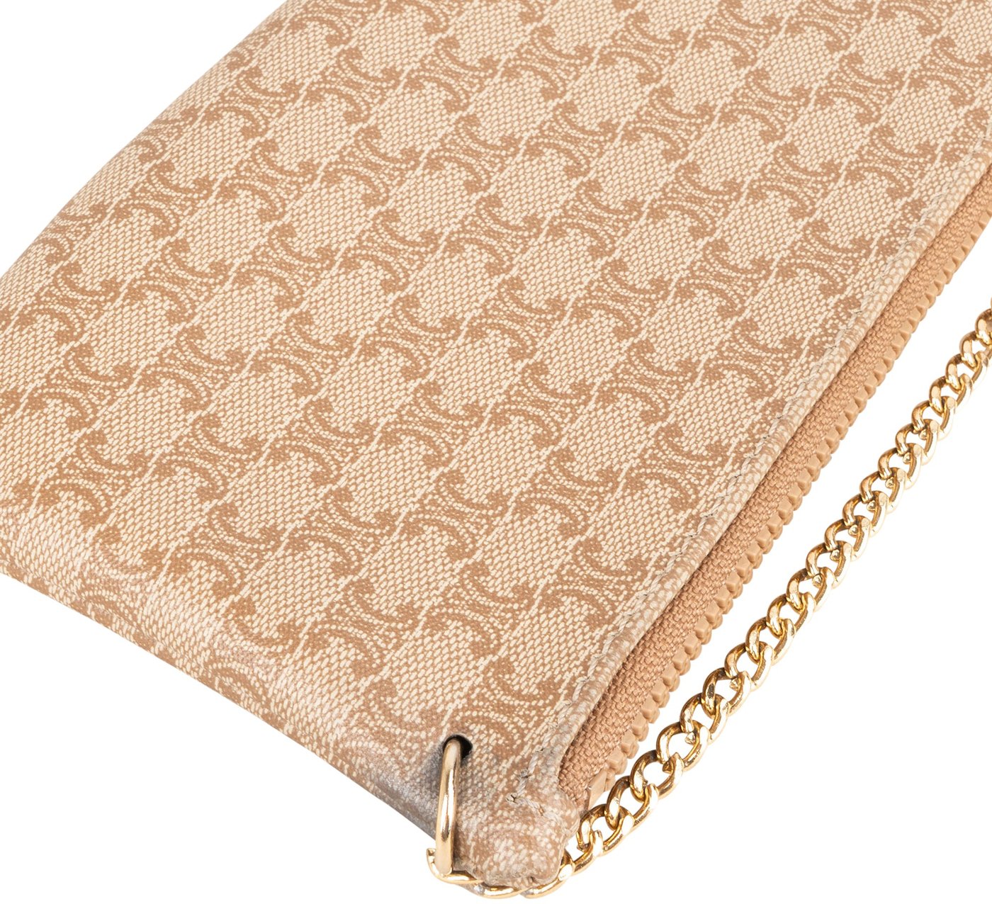 Celine Maccadam Monogram Chain Pouch