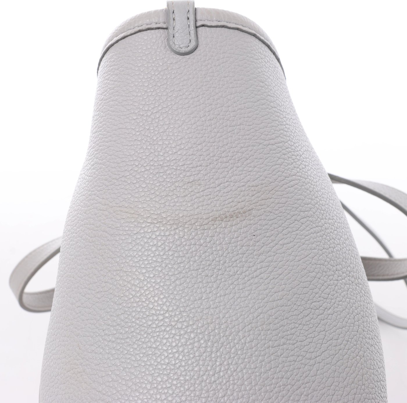 CELINE Folded Cabas Small Tote 2Way Handbag in Light Gray