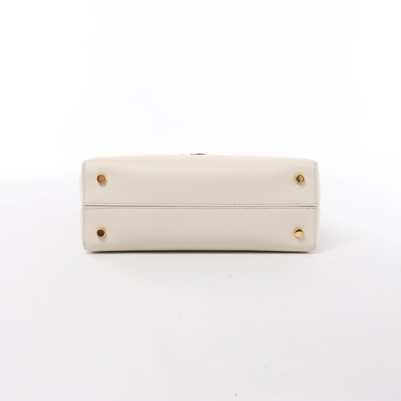 Celine Nino Medium Leather 2Way Handbag in Beige
