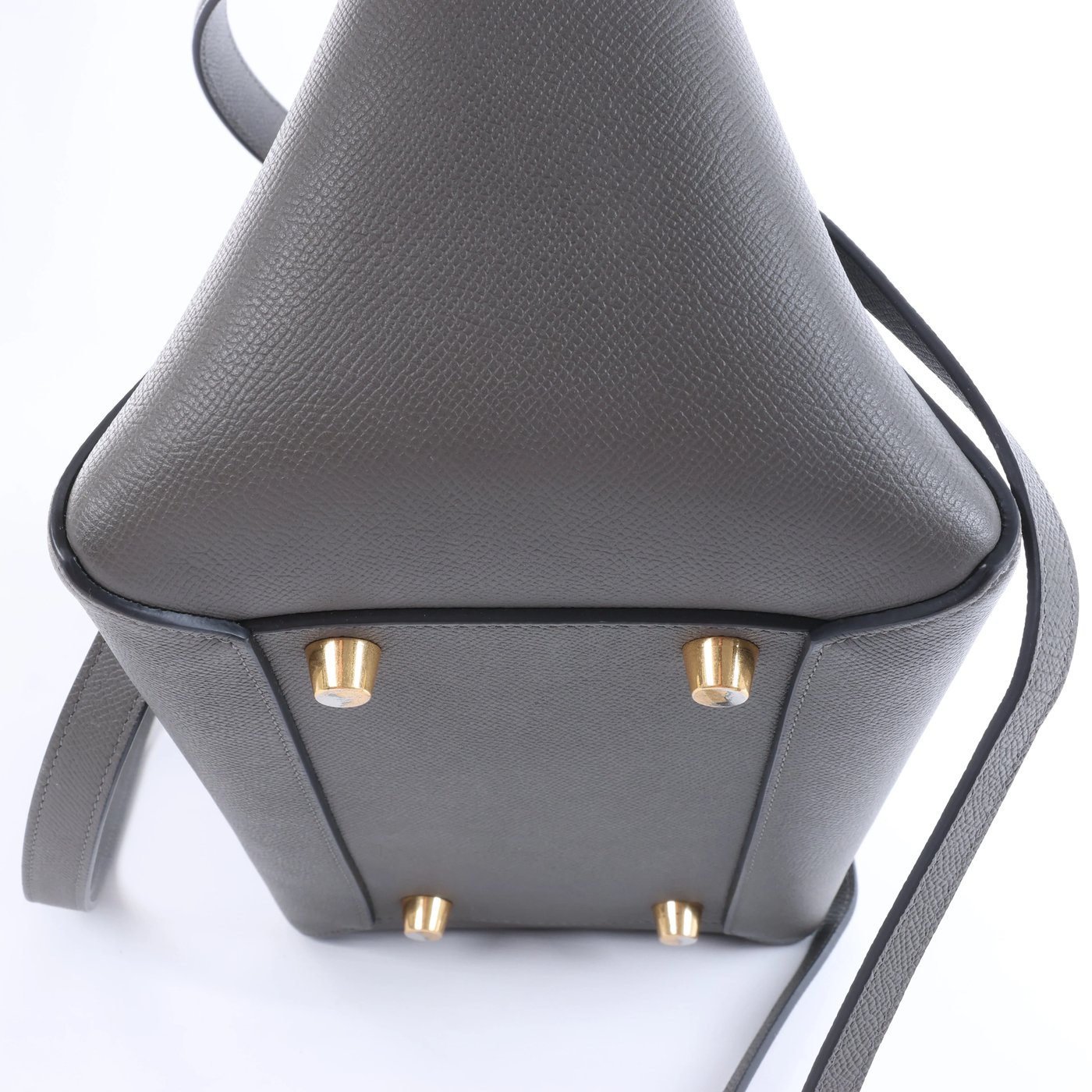 Celine Belt Bag Mini Leather 2 Way Handbag in Gray