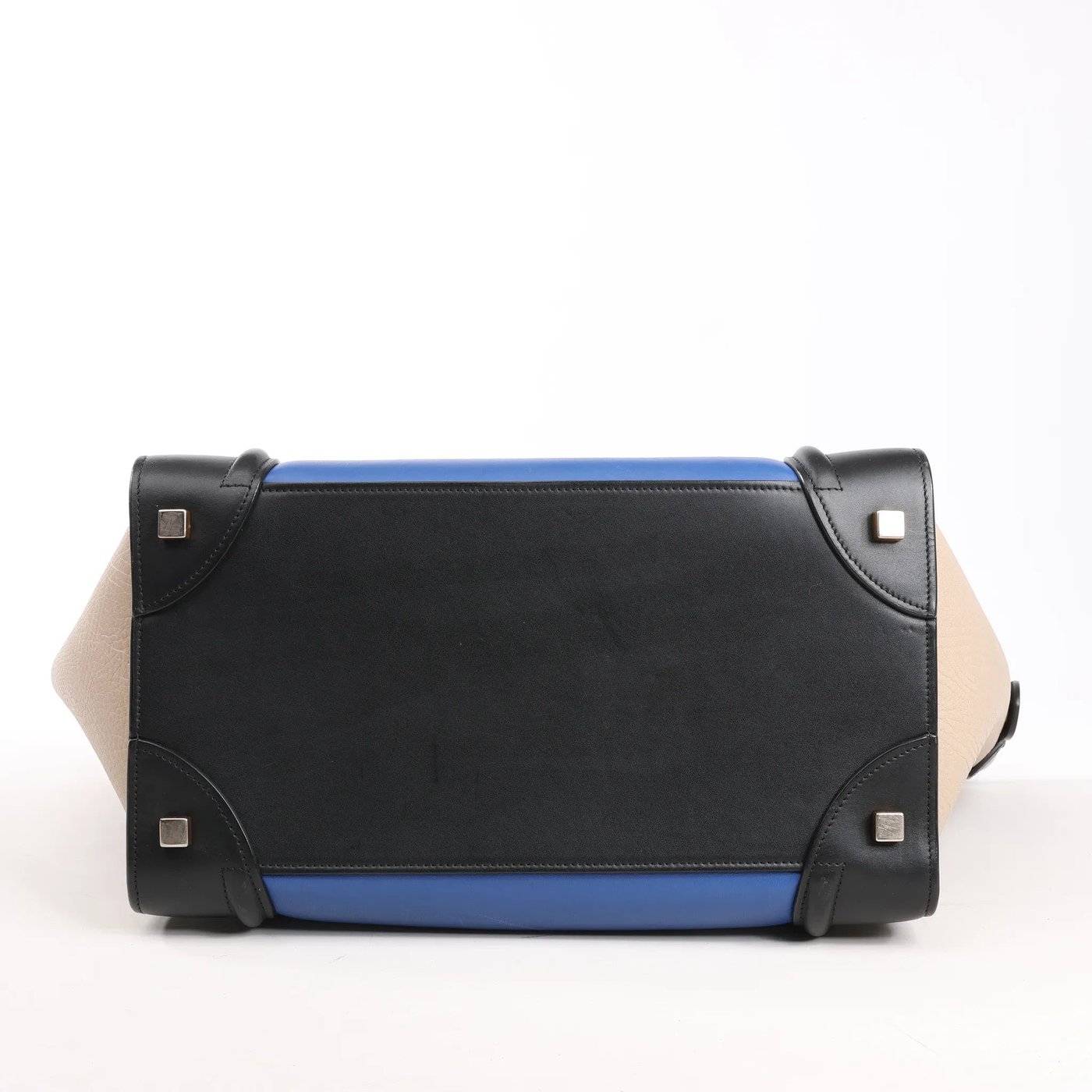 Celine Luggage Mini Leather Handbag in Multicolor