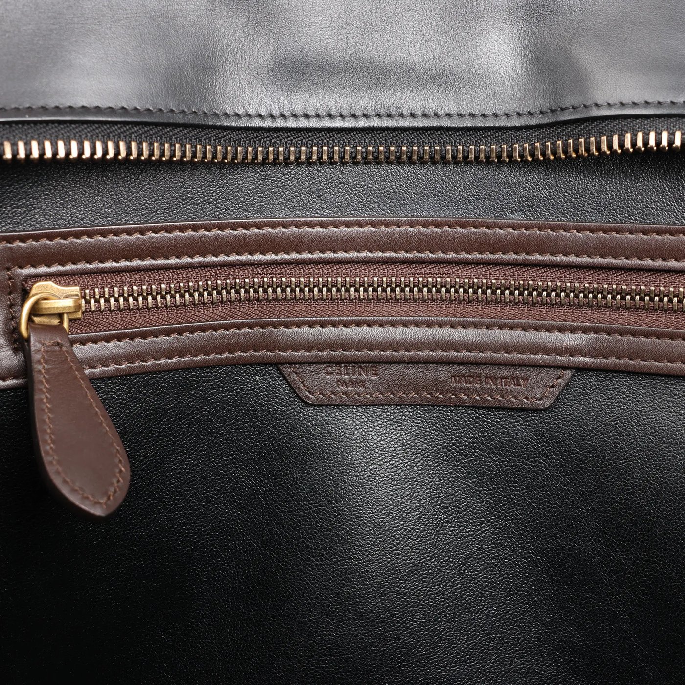 Celine Luggage Mini Leather Handbag in Multicolor