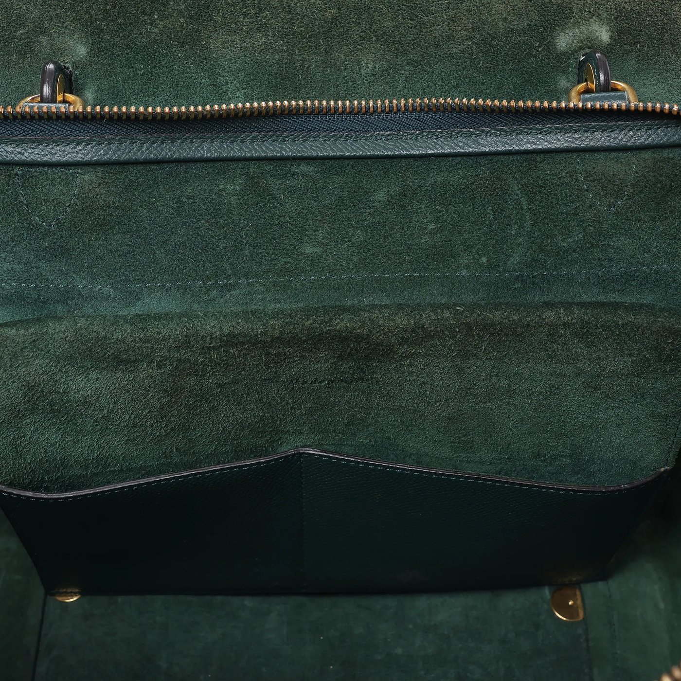 Celine Belt Bag Mini Leather 2way Handbag in Green