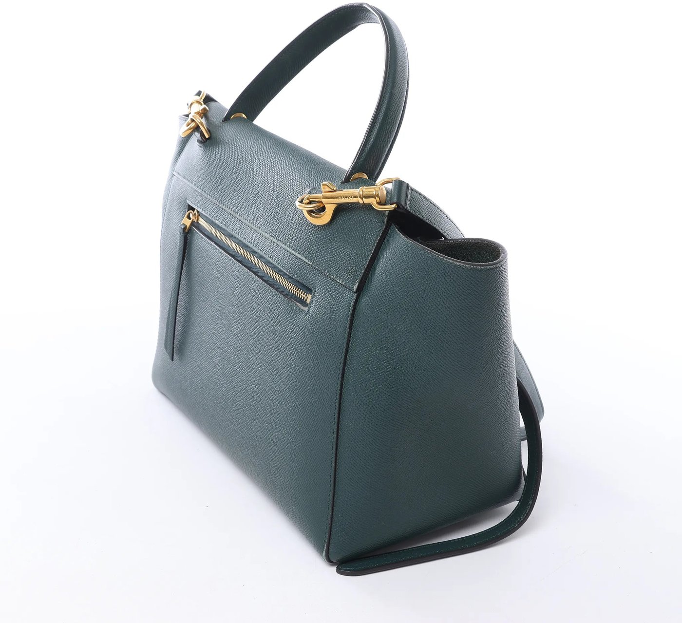 Celine Belt Bag Mini Leather 2way Handbag in Green