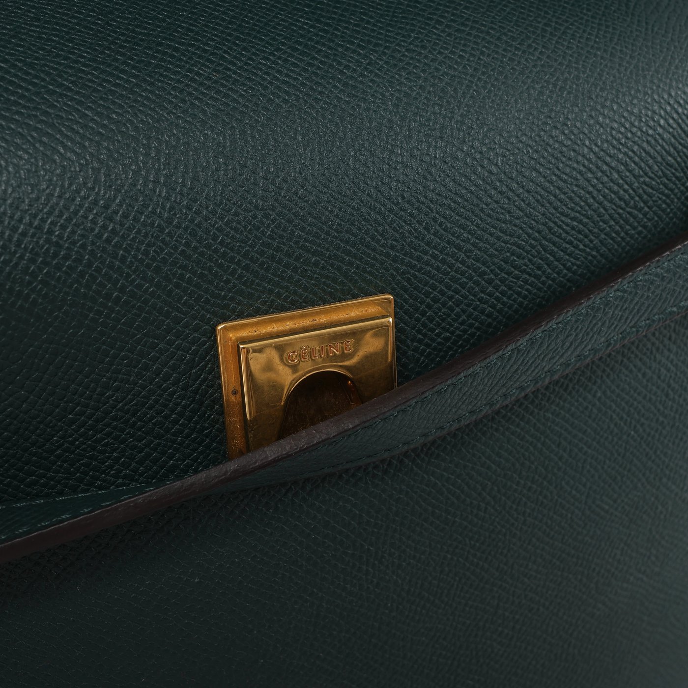 Celine Belt Bag Mini Leather 2Way Handbag in Green