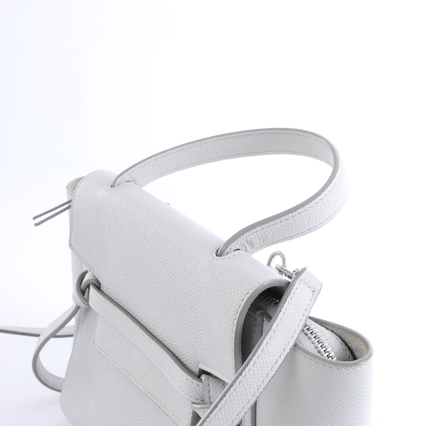 Celine Belt Bag Nano Leather 2Way Handbag in Gray