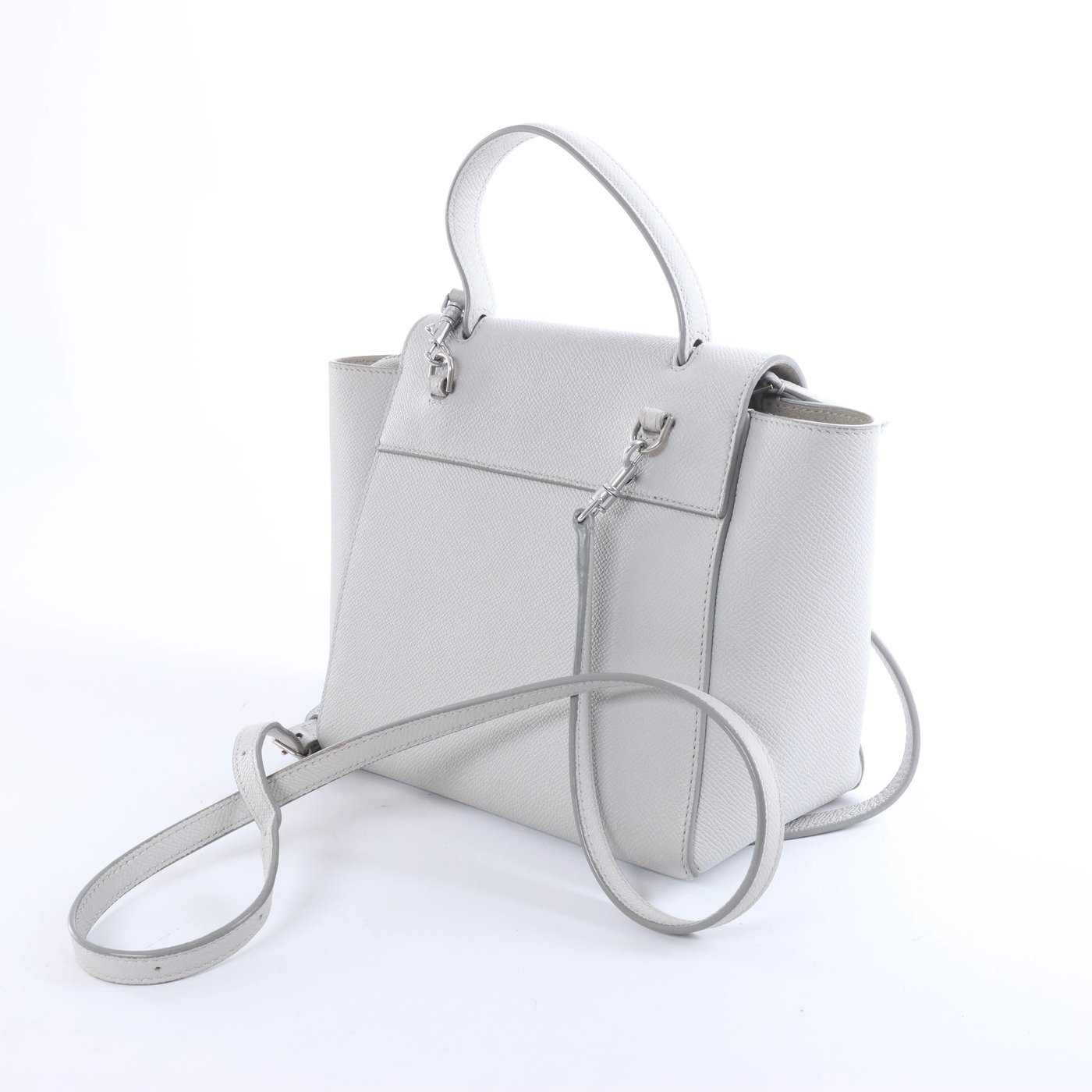 Celine Belt Bag Nano Leather 2Way Handbag in Gray