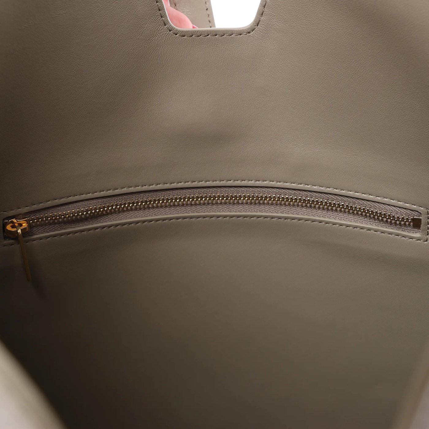 Celine Camille 16 Medium Leather 2Way Shoulder Bag in Beige