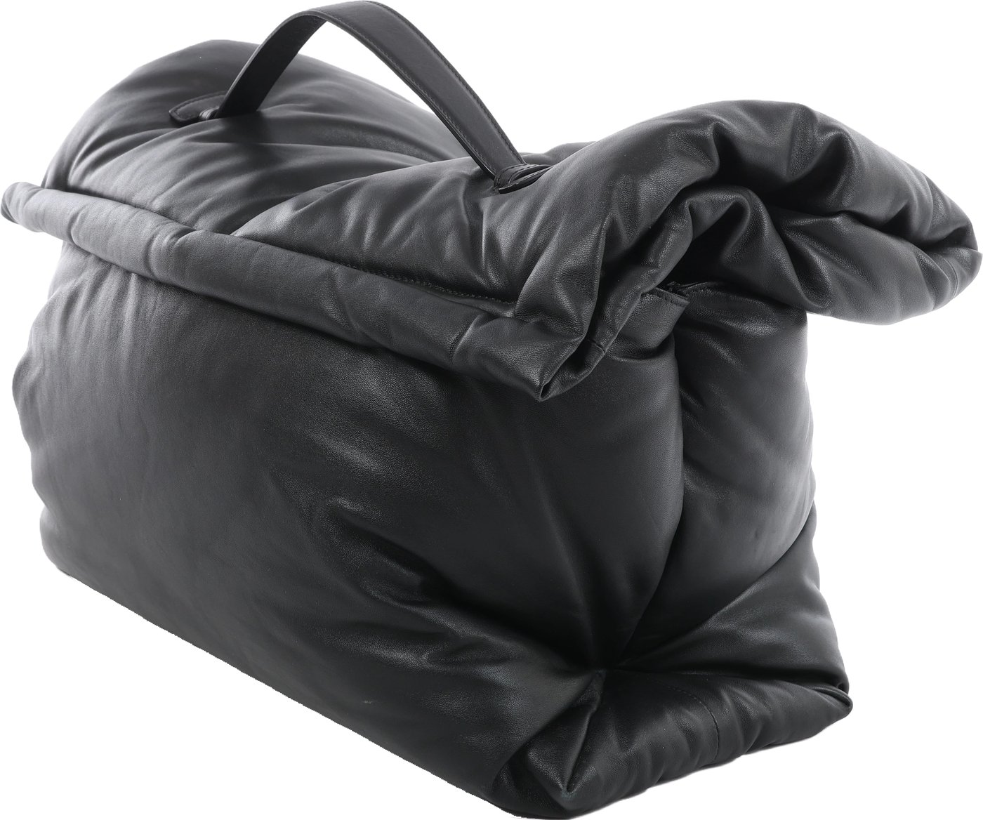 Celine Pillow Leather Handbag in Black