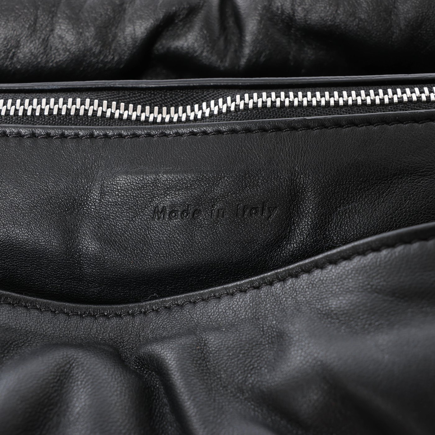 Celine Pillow Leather Handbag in Black