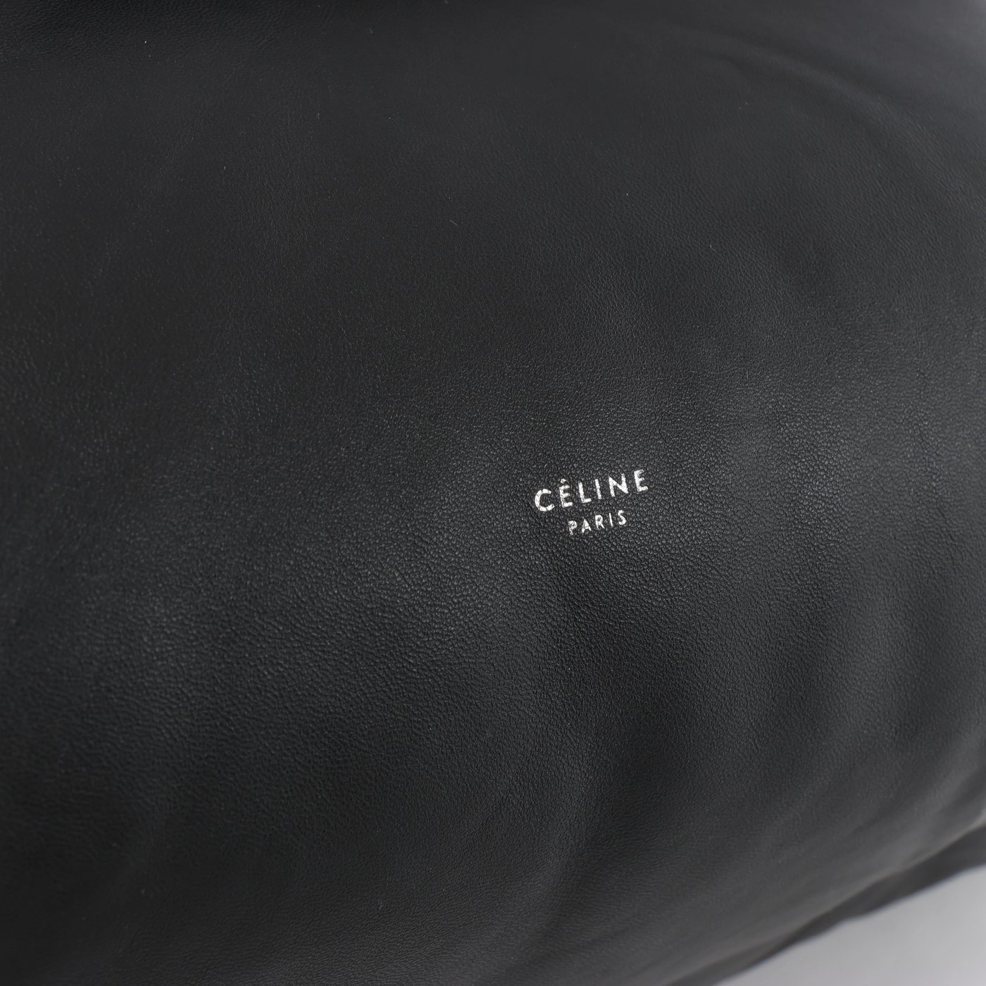 Celine Pillow Leather Handbag in Black