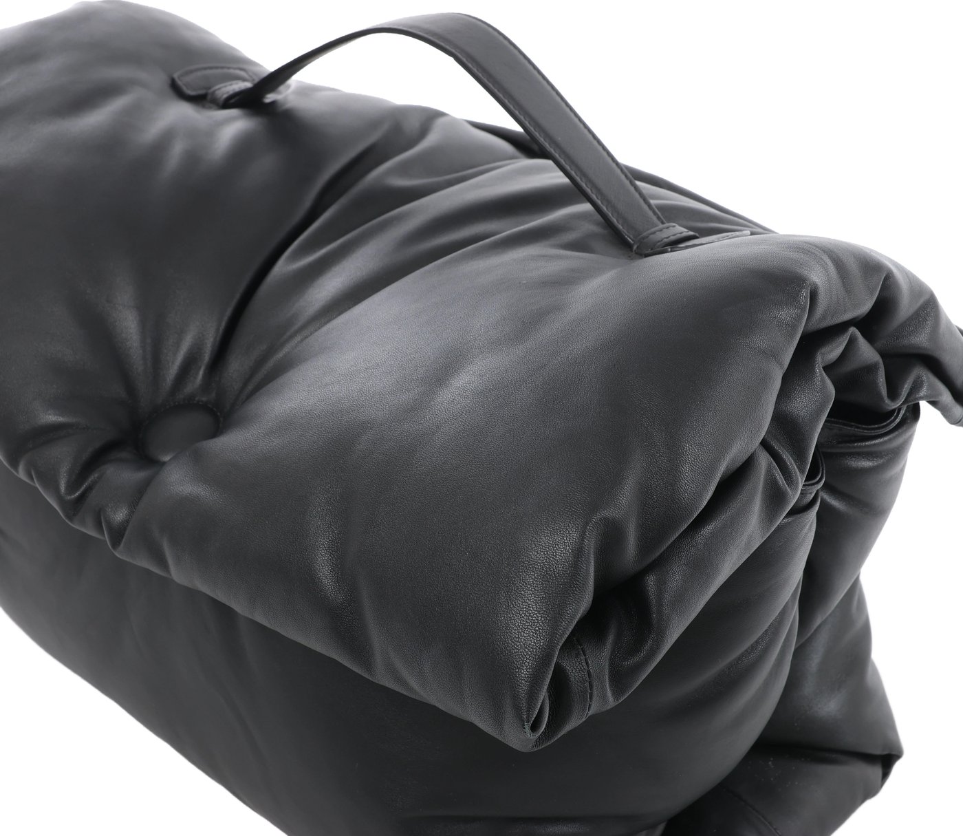 Celine Pillow Leather Handbag in Black