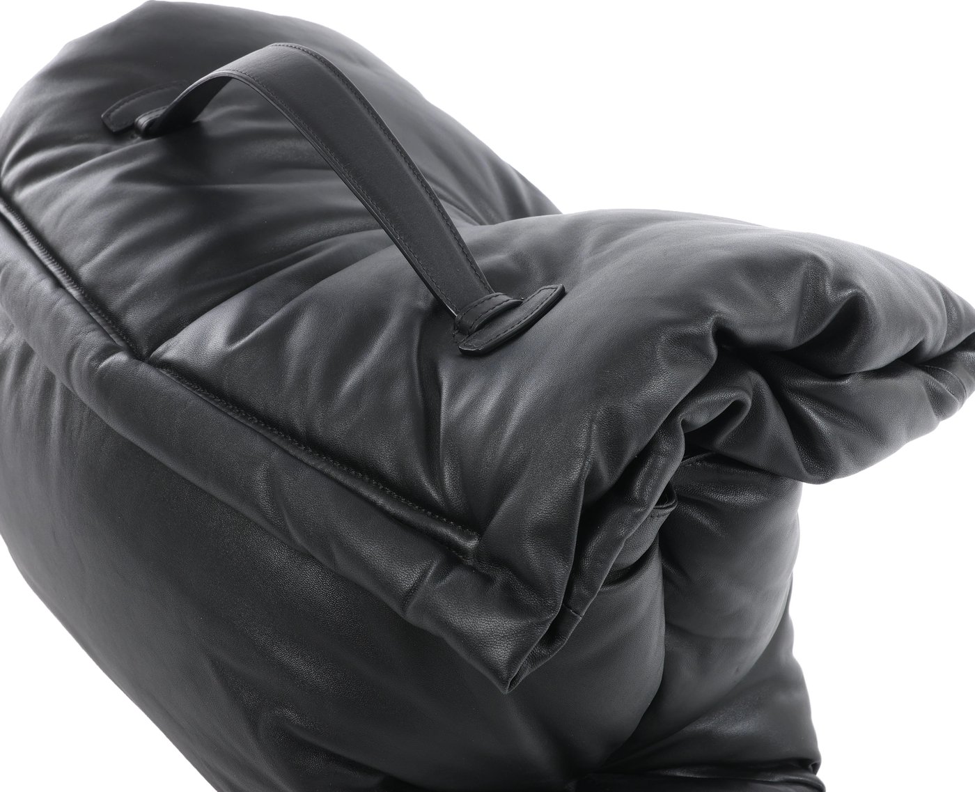 Celine Pillow Leather Handbag in Black