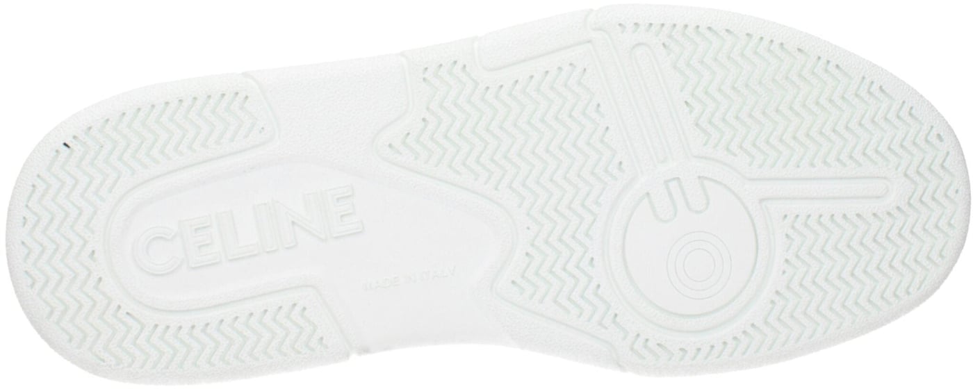Celine White Leather Athletic Sneakers