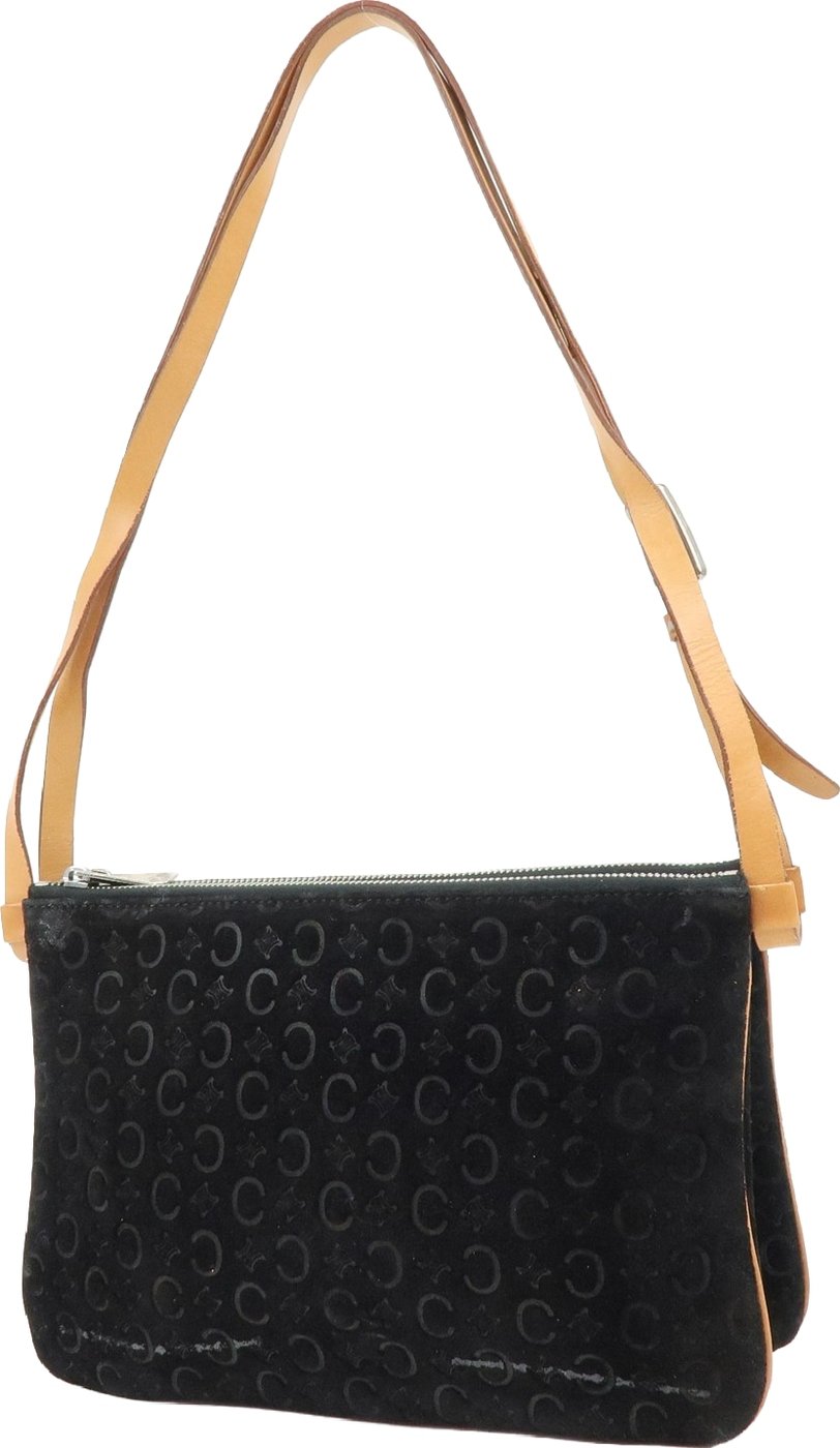 Celine C Macadam Shoulder Suede