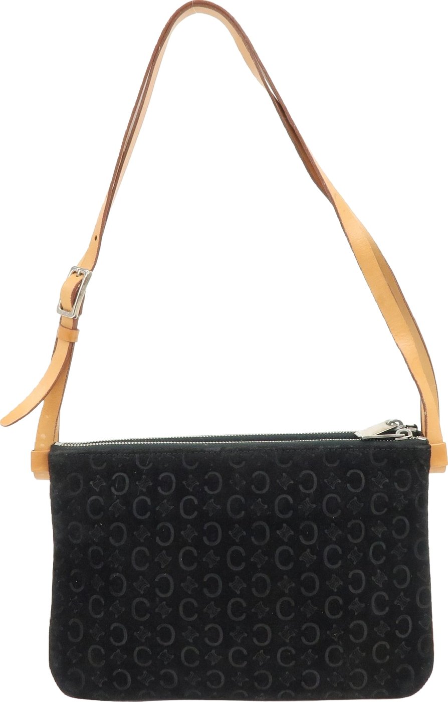 Celine C Macadam Shoulder Suede