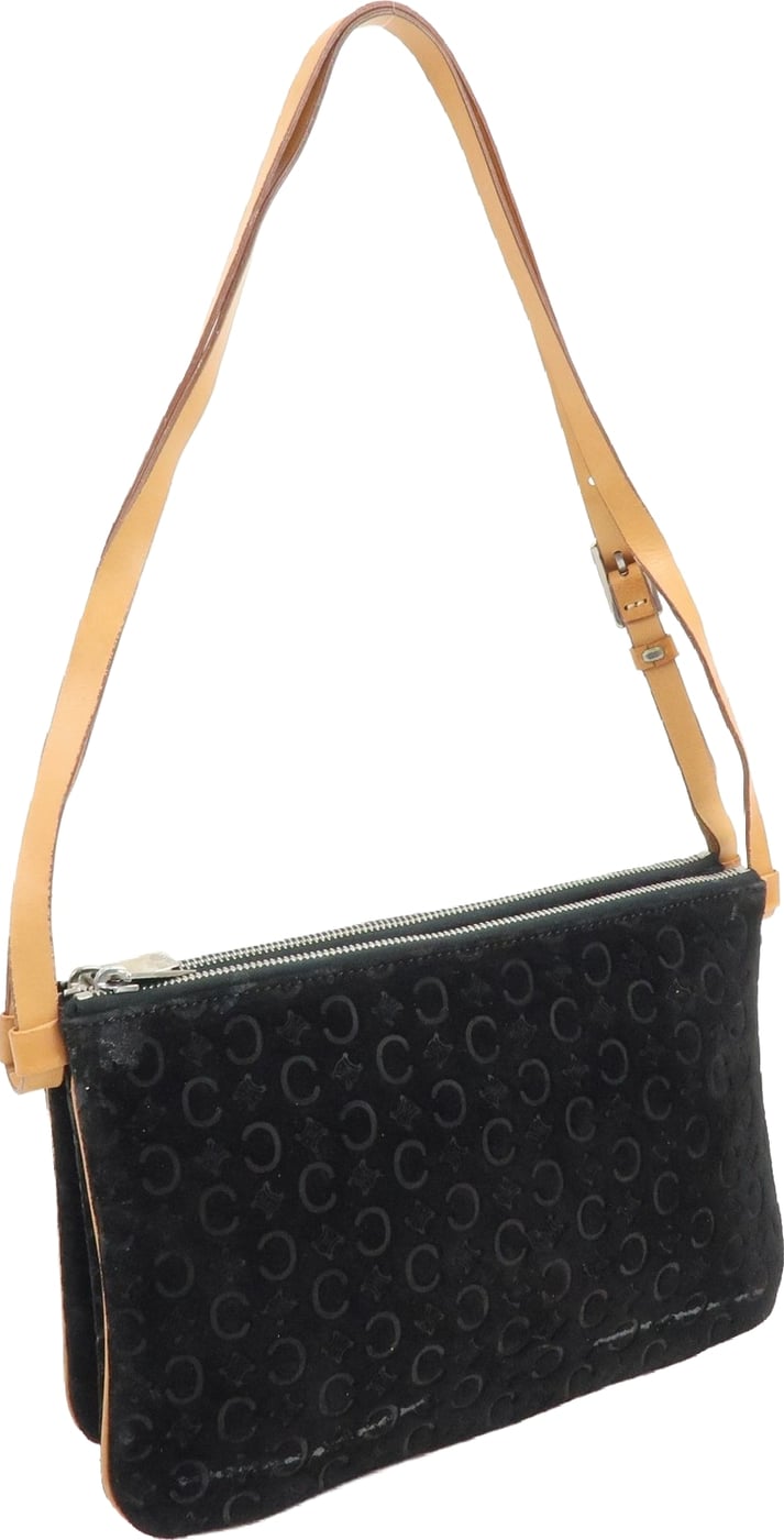 Celine C Macadam Shoulder Suede