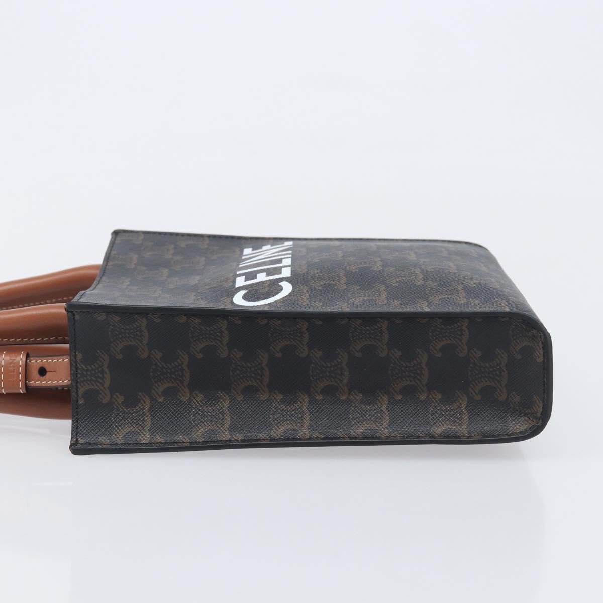 Celine Vertical Cabas Triomphe Coated Canvas Small