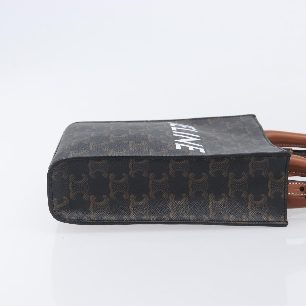 Celine Vertical Cabas Triomphe Coated Canvas Small