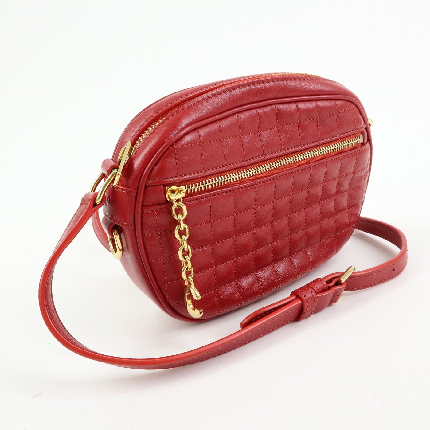 Celine C Charm Camera Quilted Leather Small