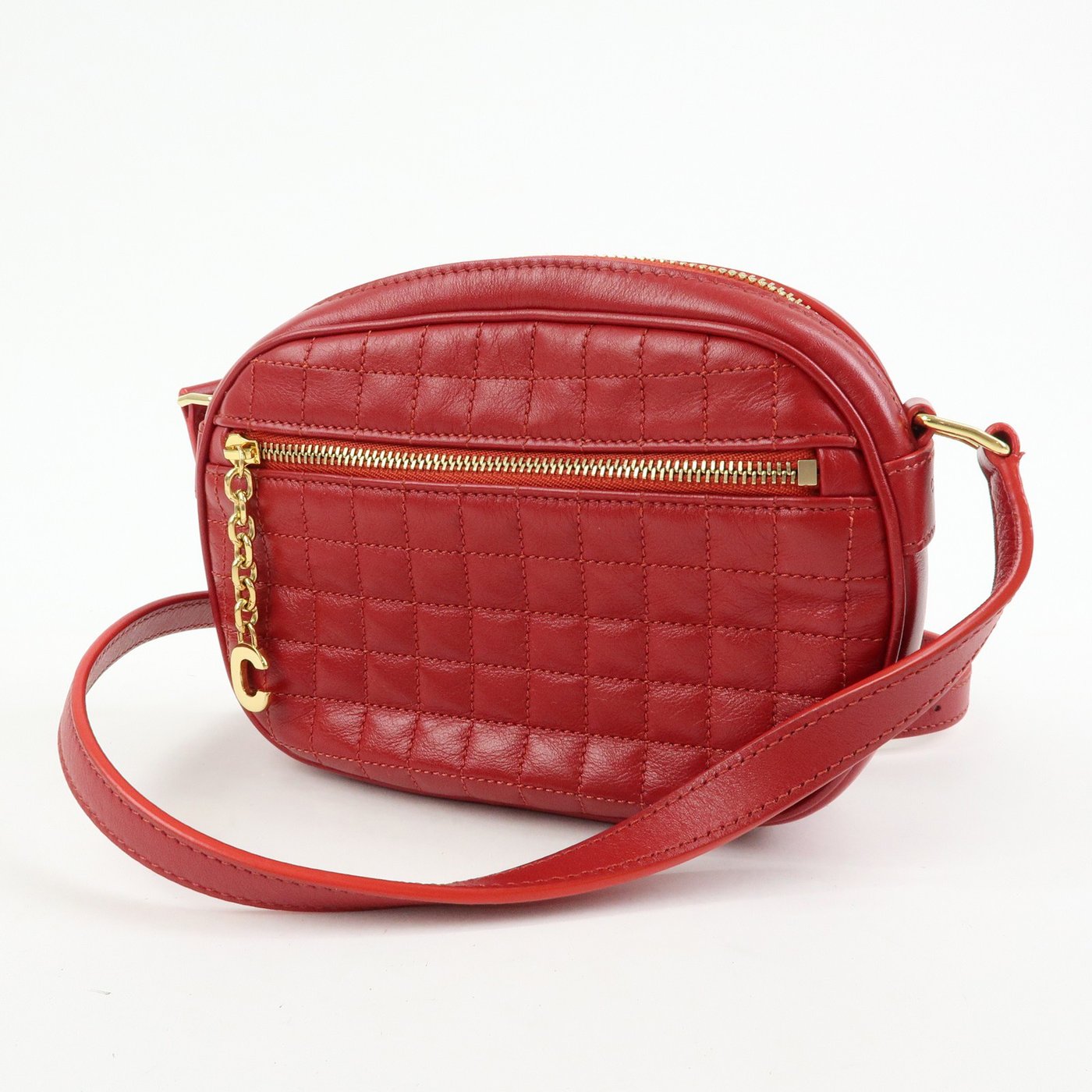 Celine C Charm Camera Quilted Leather Small