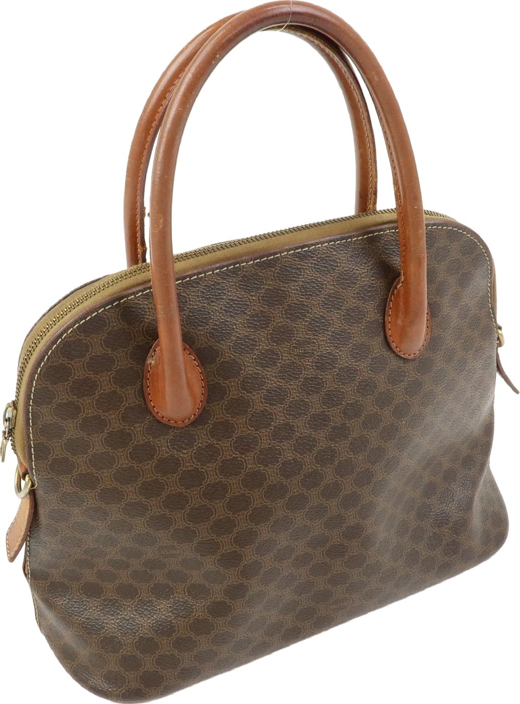 Celine Vintage Handbag Toile Céline Small