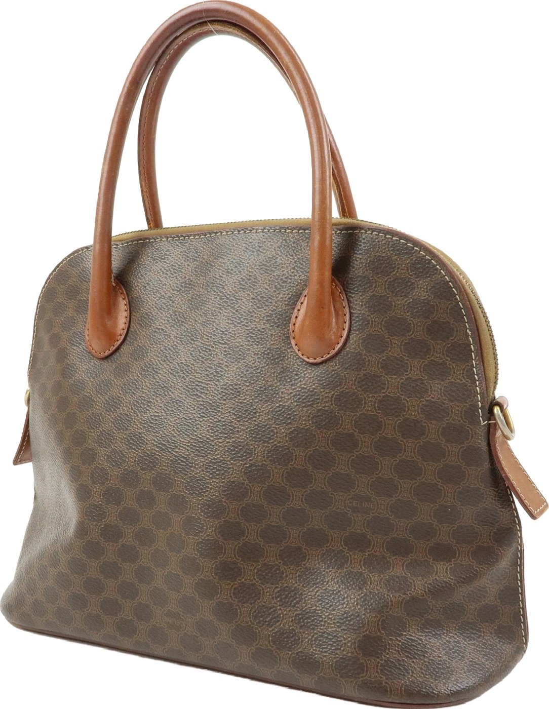 Celine Vintage Handbag Toile Céline Small
