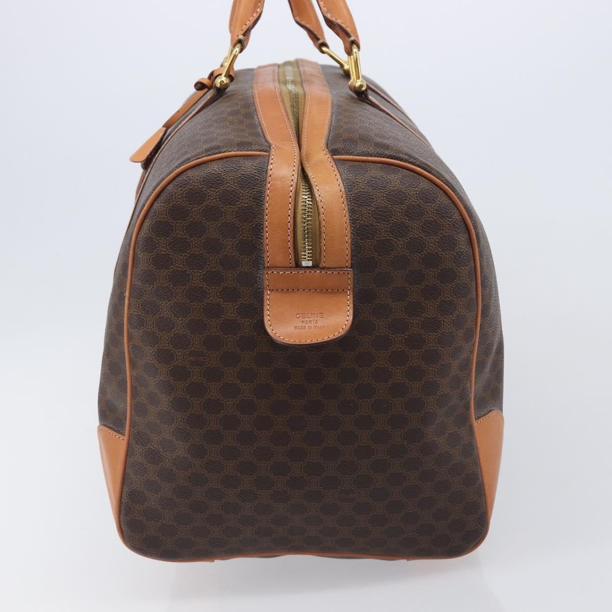 Celine Vintage Duffle Macadam Coated Canvas Large