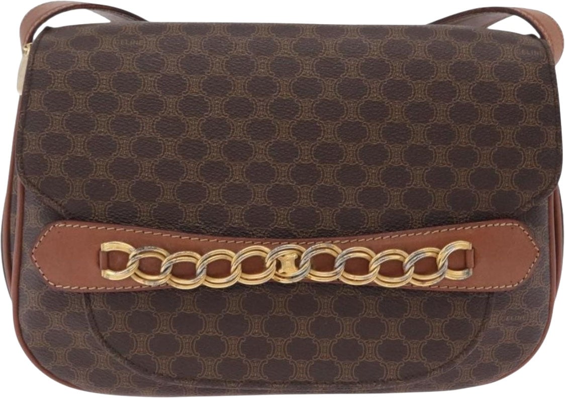 Celine Macadam Shoulder Canvas Medium