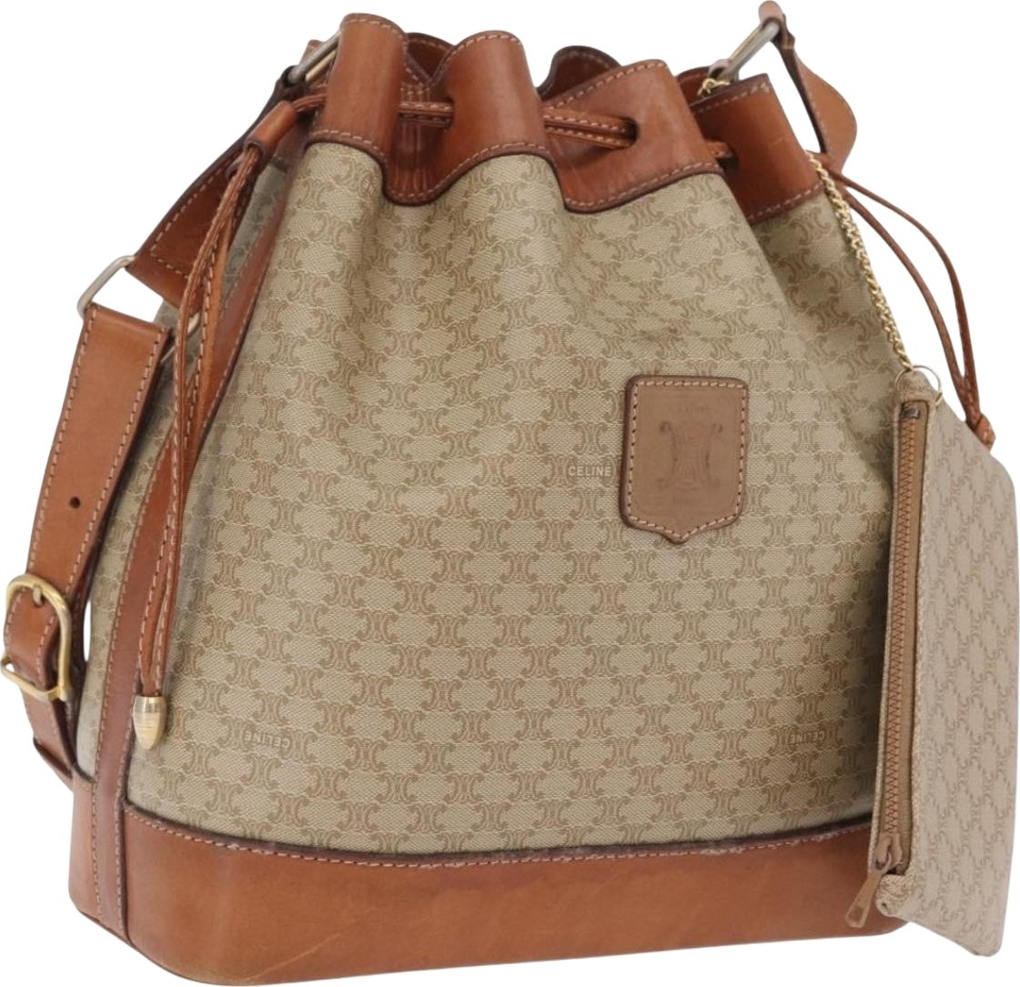 Celine Macadam Shoulder Canvas Medium