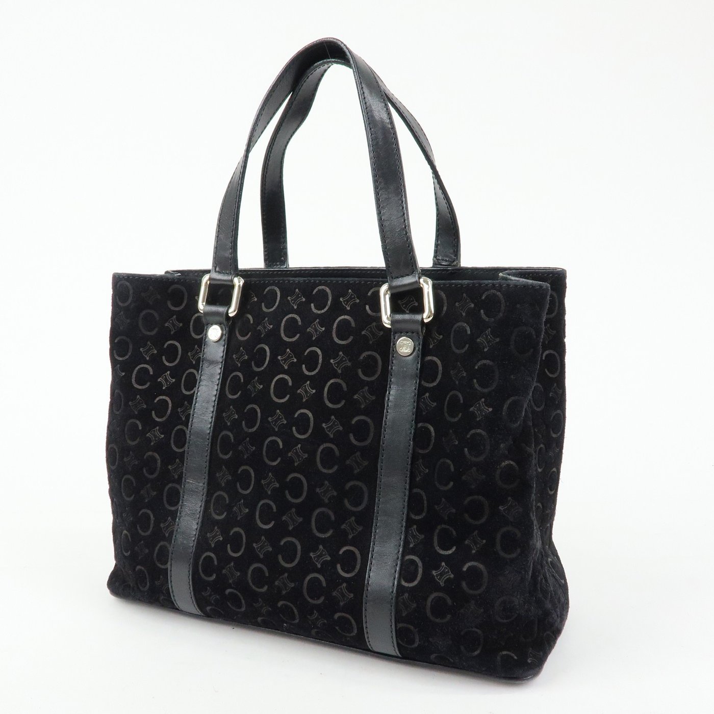 Celine C Macadam Tote PVC leather/ Macadam canvas