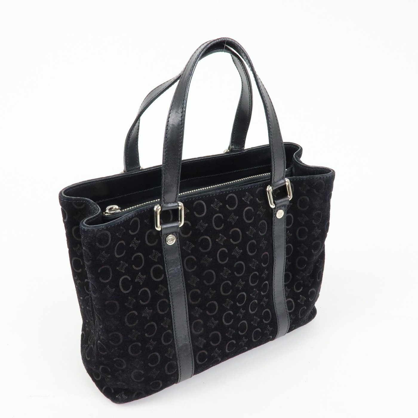 Celine C Macadam Tote PVC leather/ Macadam canvas