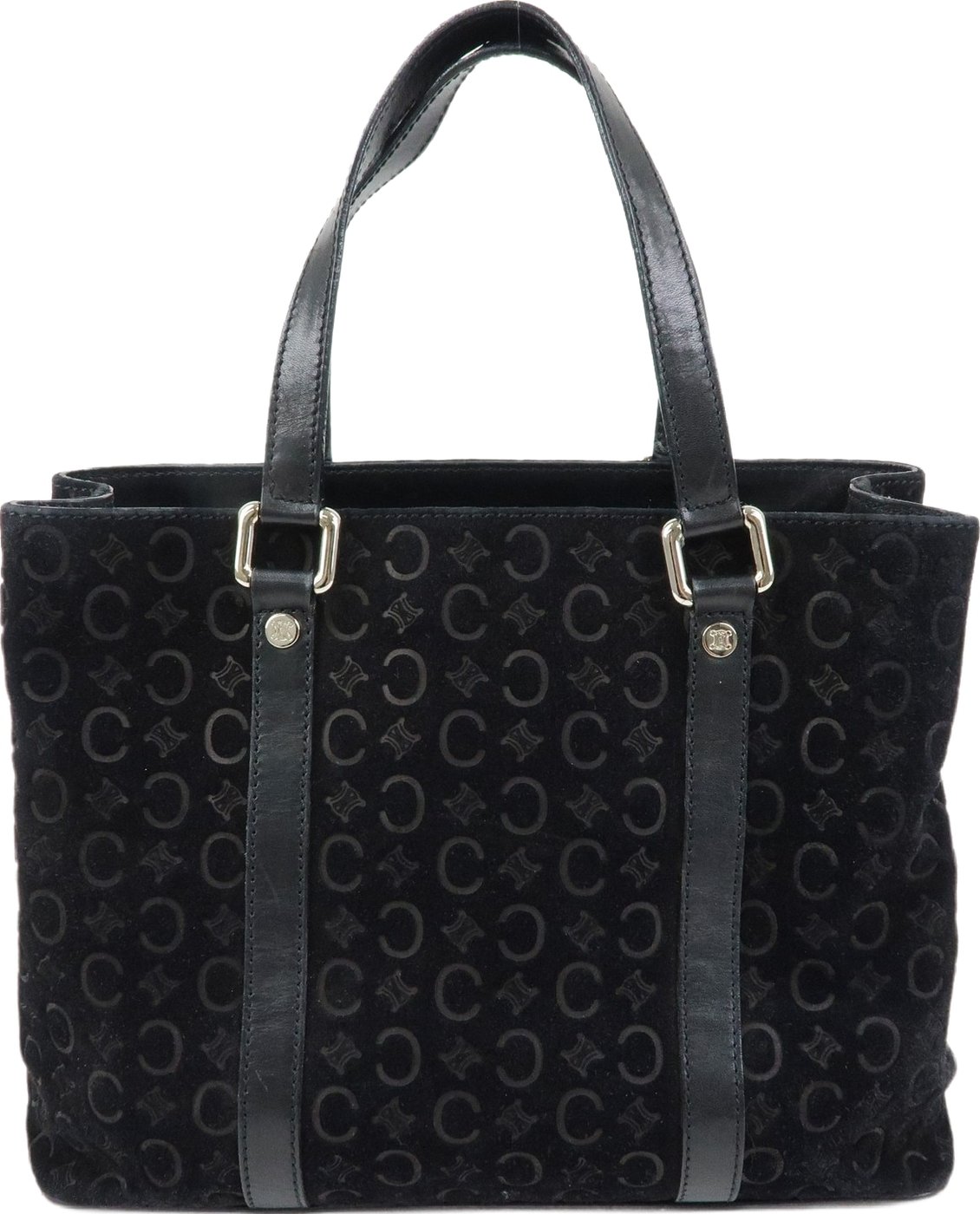 Celine C Macadam Tote PVC leather/ Macadam canvas