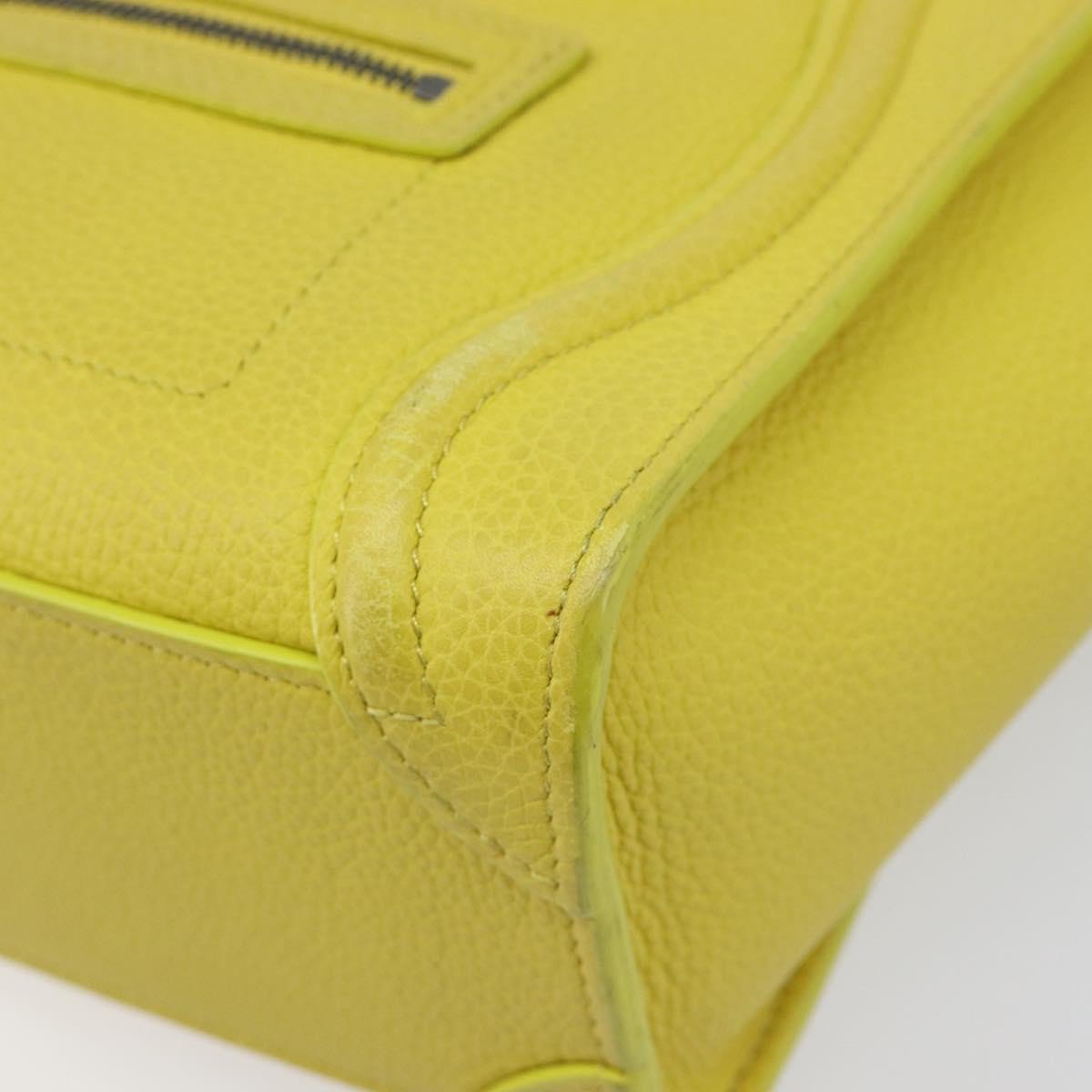 Celine Luggage Grainy Leather Nano