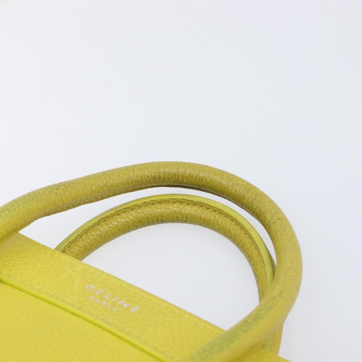 Celine Luggage Grainy Leather Nano