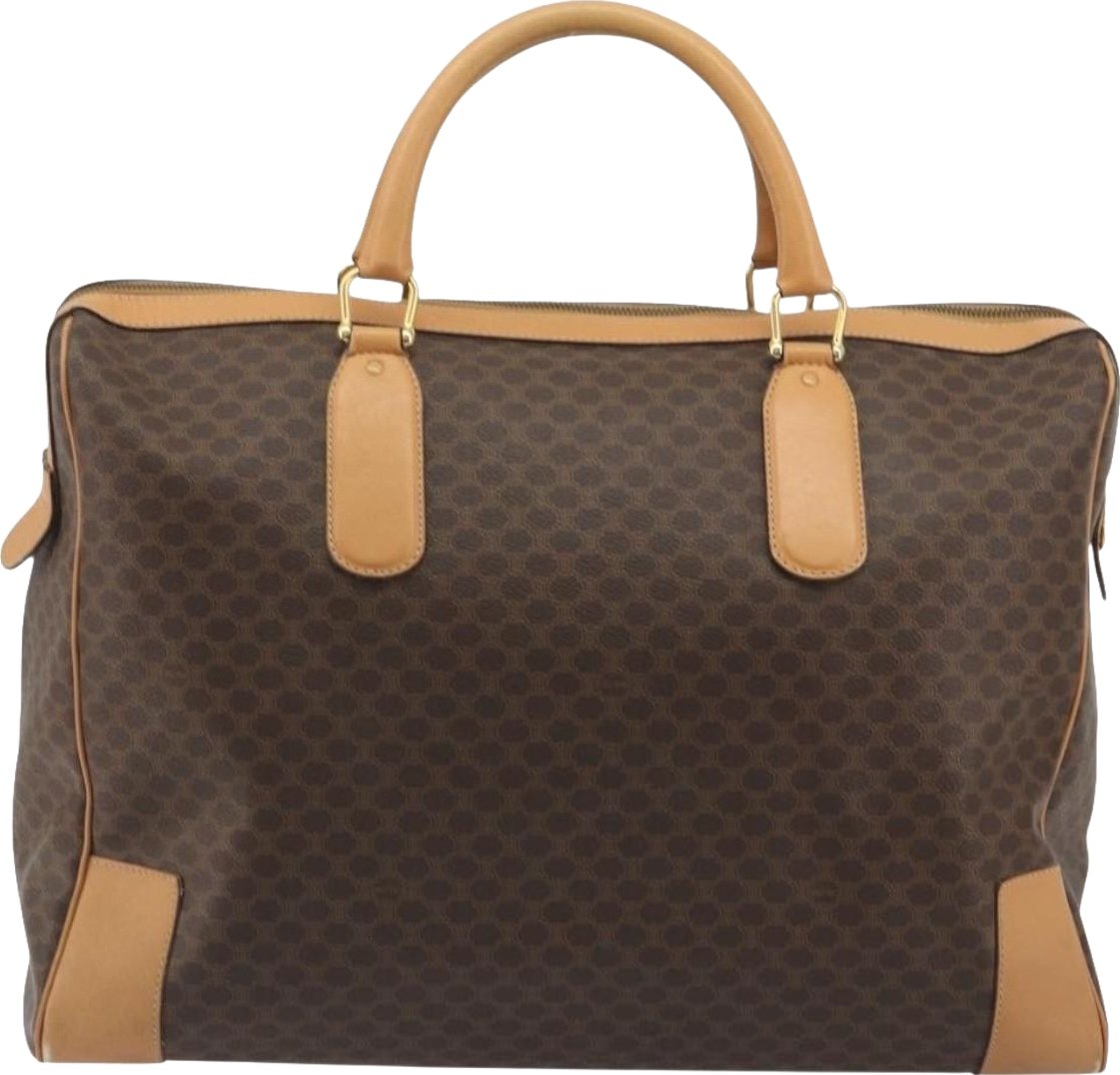 Celine Boston C Macadam Canvas Large