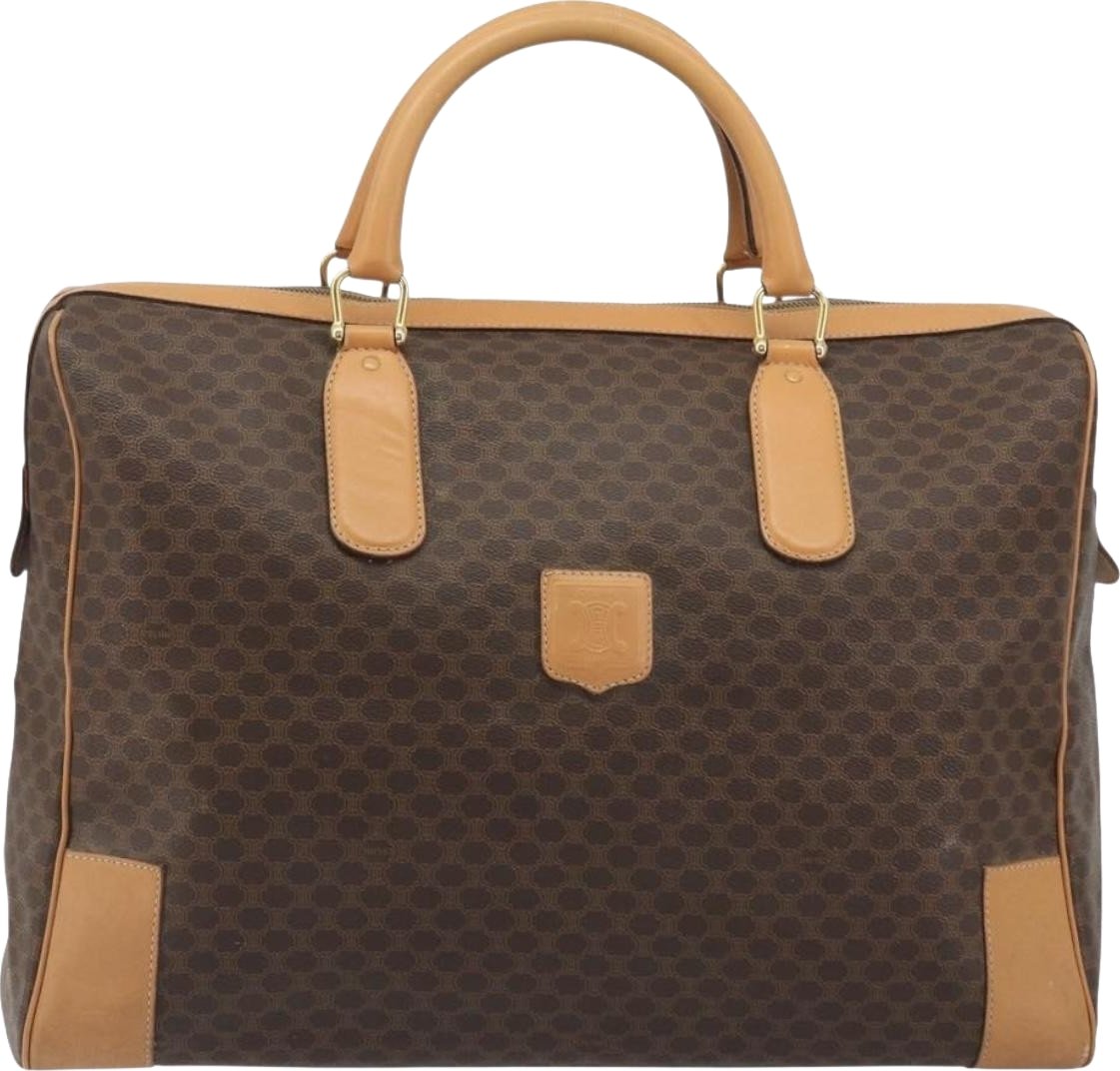 Celine Boston C Macadam Canvas Large