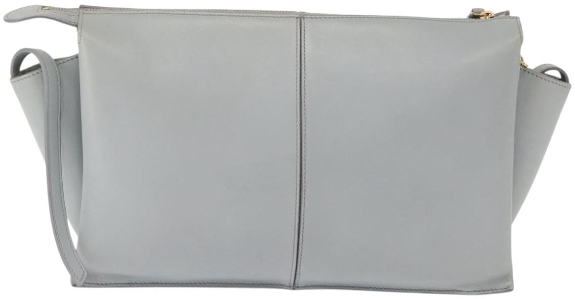 Celine Tri-Fold Clutch on Chain Smooth Leather