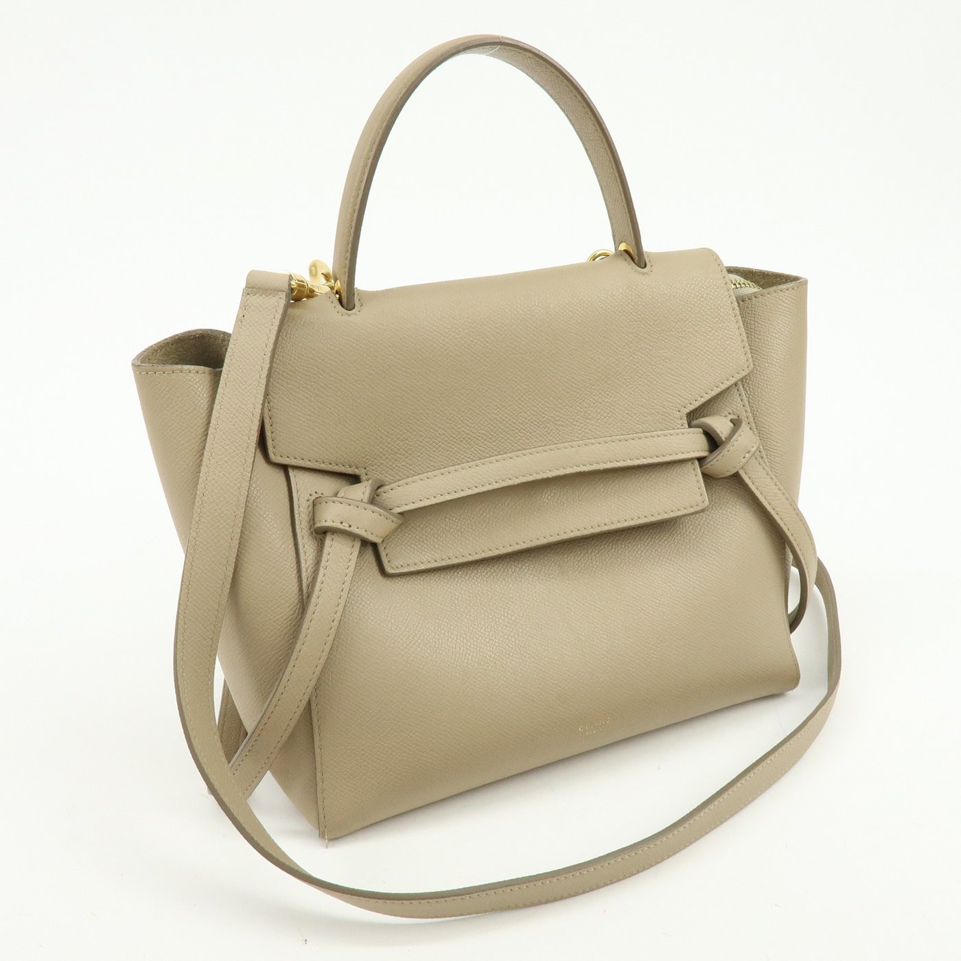 Celine Belt Textured Leather Medium