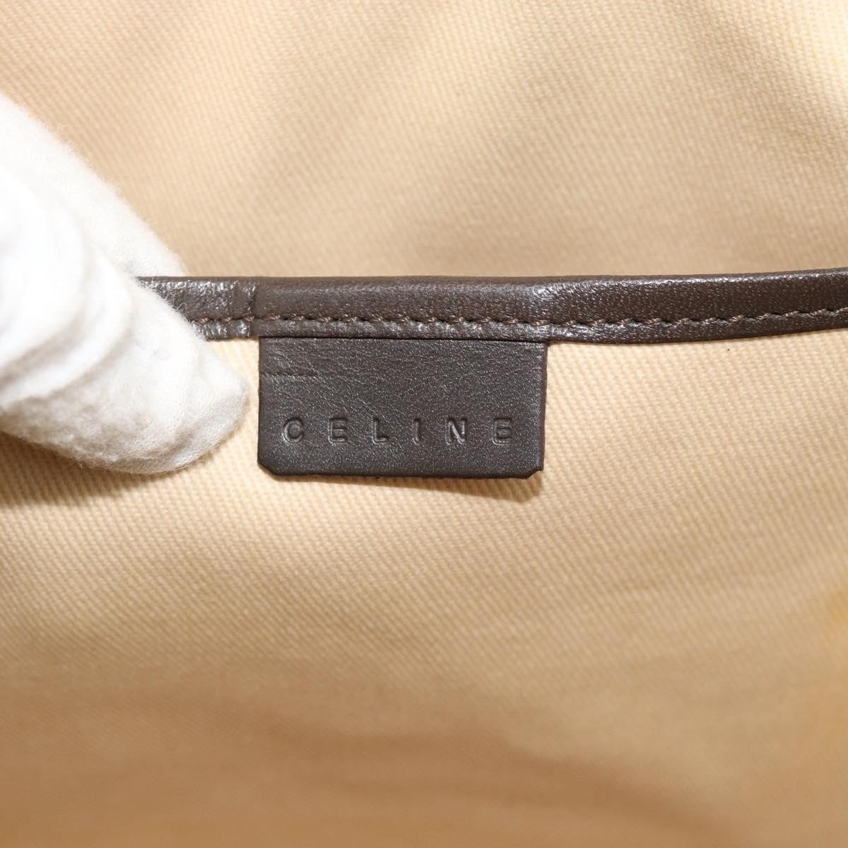 Celine C Macadam Canvas and Leather