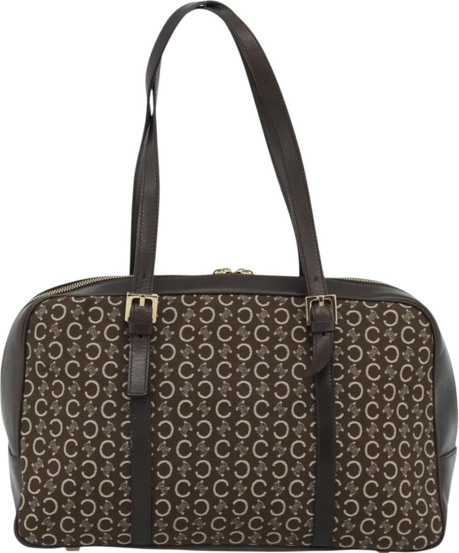 Celine C Macadam Canvas and Leather