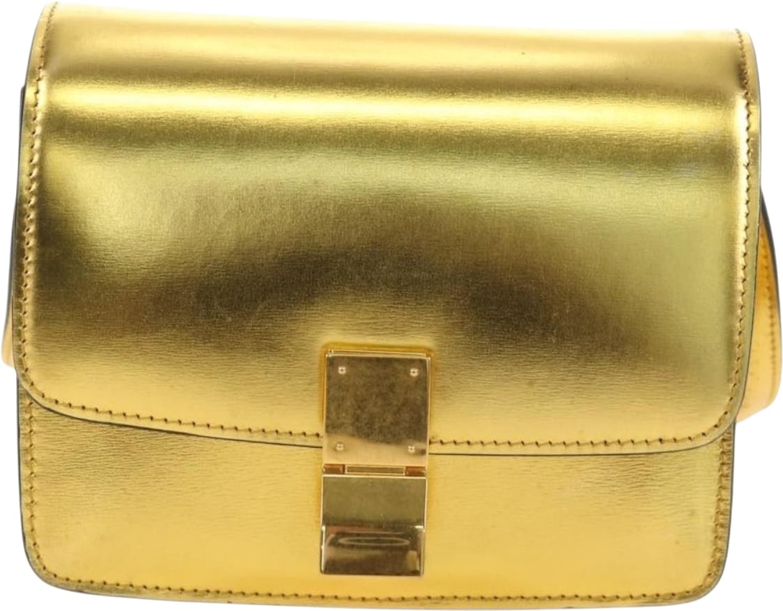 Celine Flap Shoulder Leather
