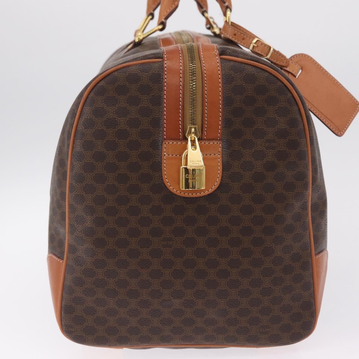 Celine Vintage Duffle Macadam Coated Canvas Large