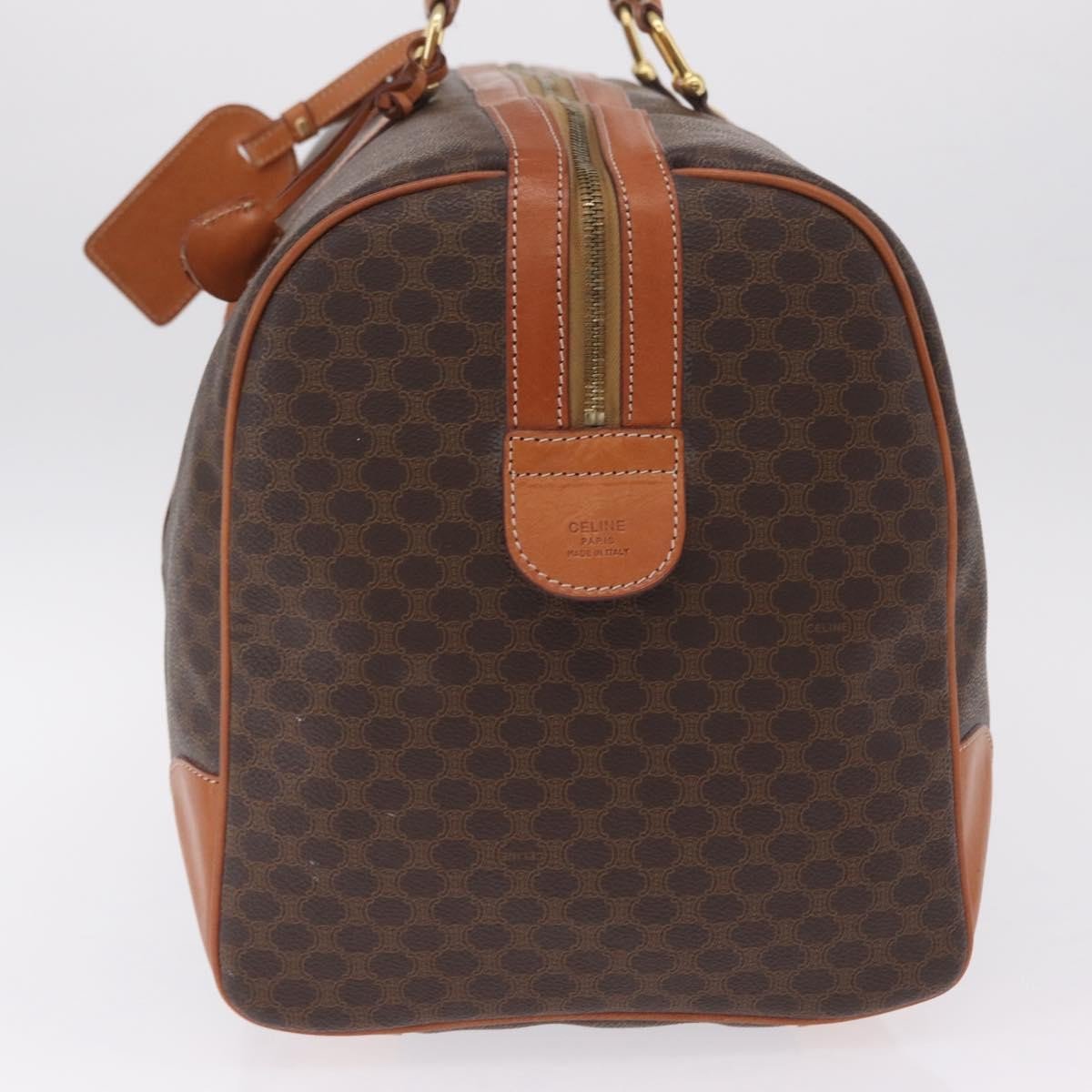 Celine Vintage Duffle Macadam Coated Canvas Large