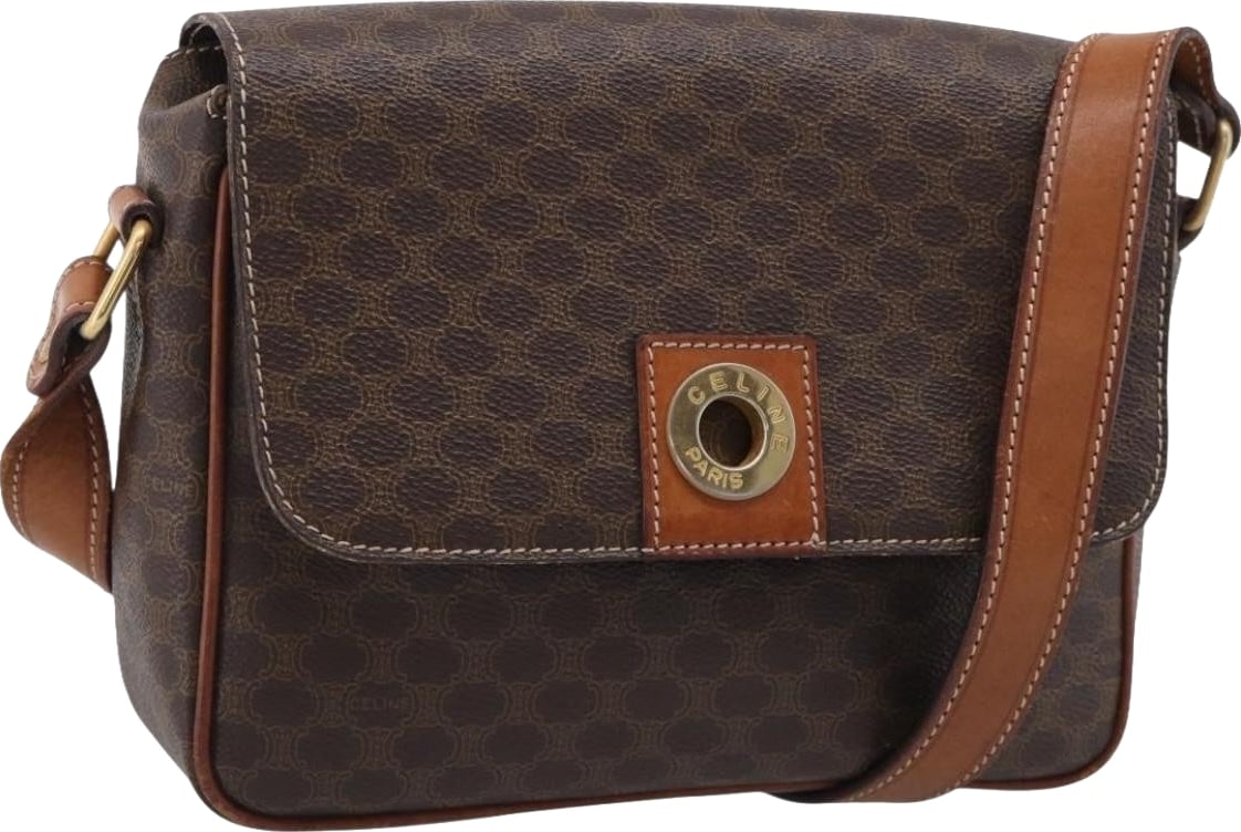 Celine Macadam Shoulder Leather Medium