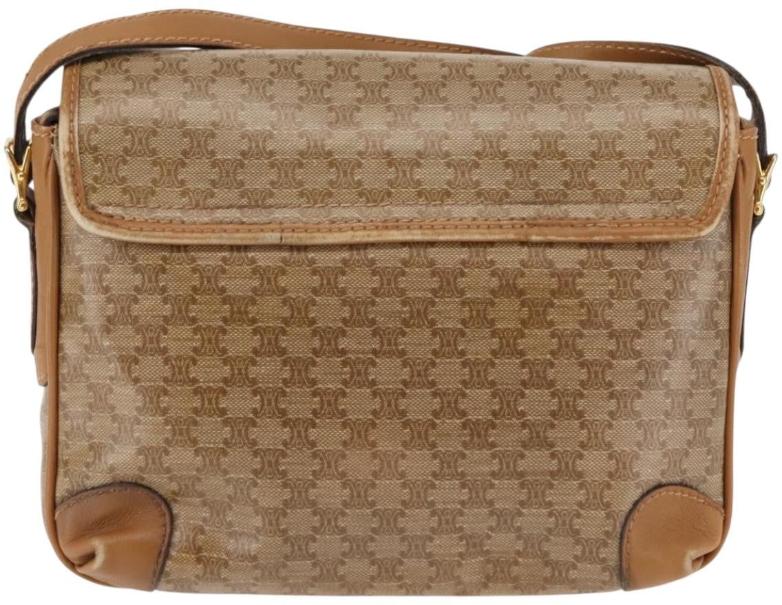 Celine Macadam Shoulder PVC Leather