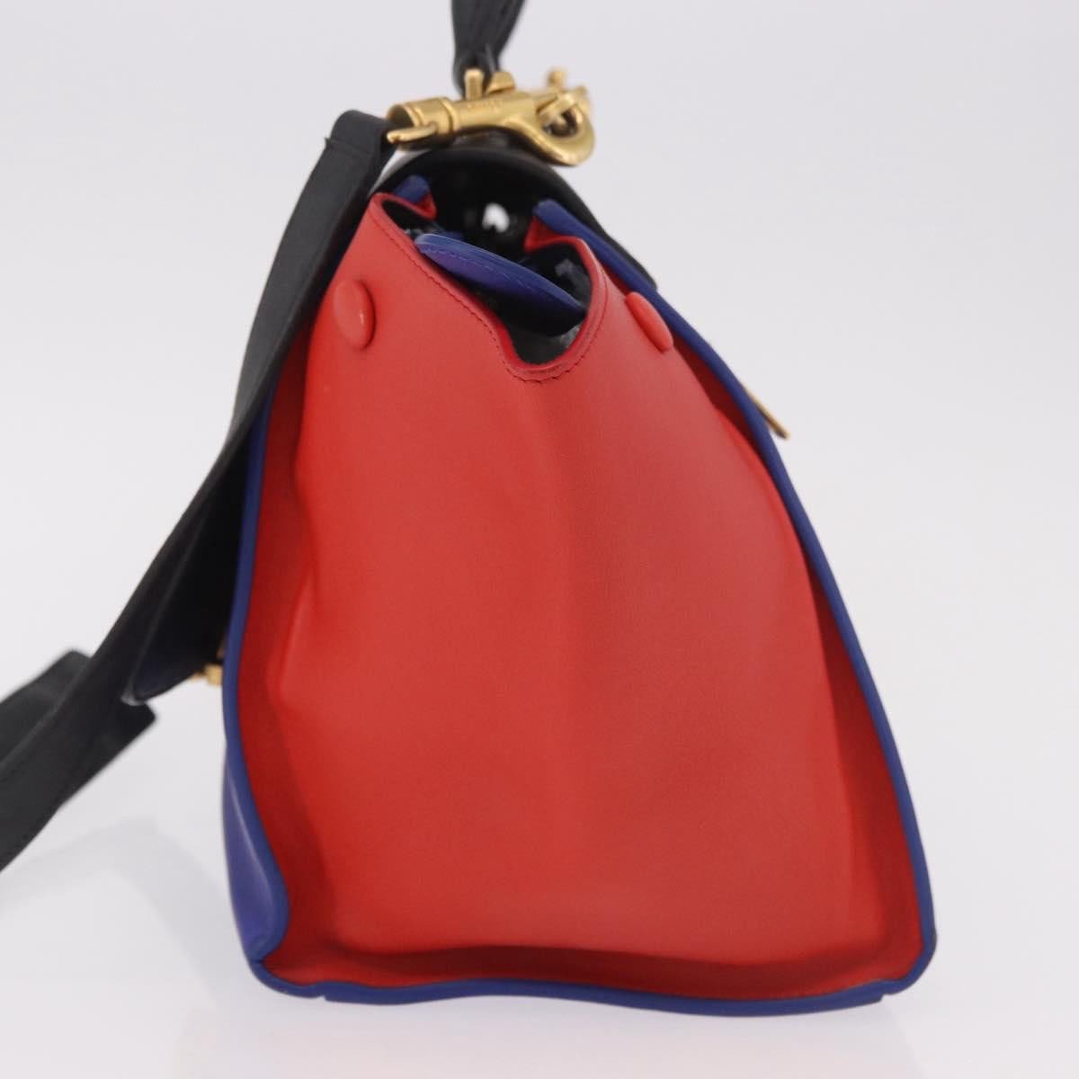 Celine Tricolor Trapeze Leather Medium