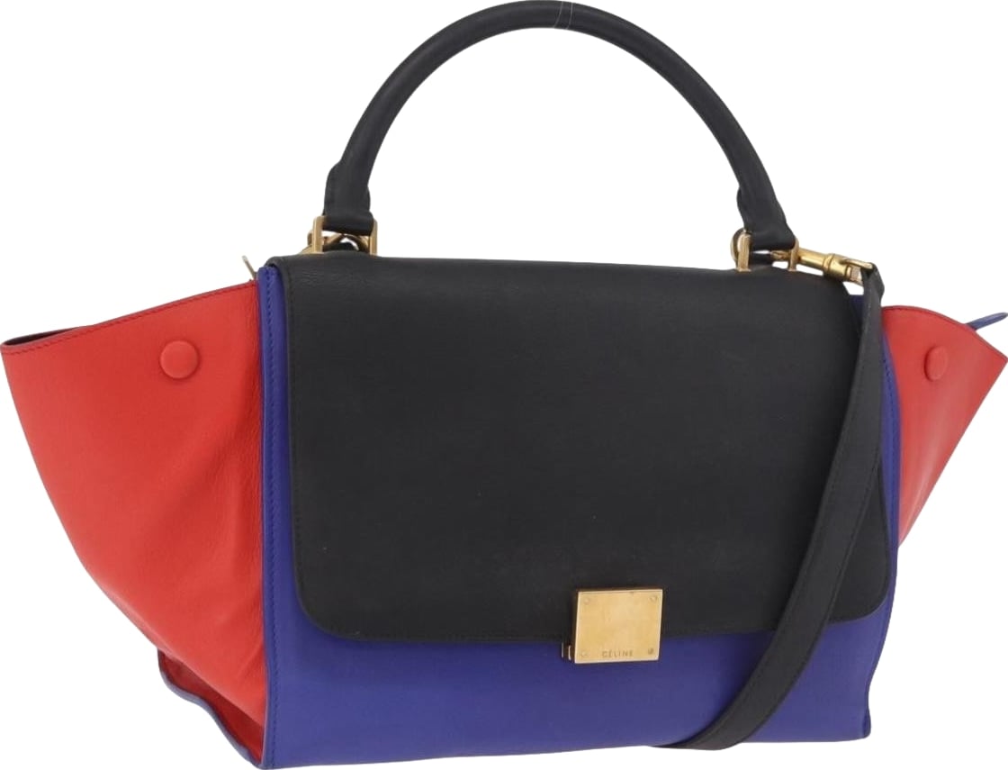 Celine Tricolor Trapeze Leather Medium