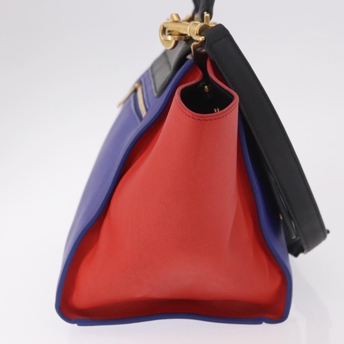 Celine Tricolor Trapeze Leather Medium