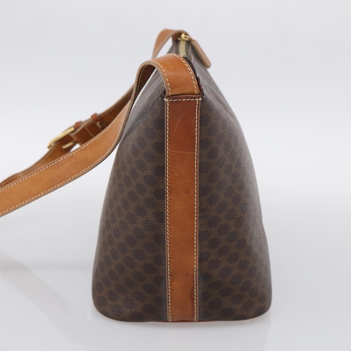 Celine Macadam Shoulder PVC Leather Medium